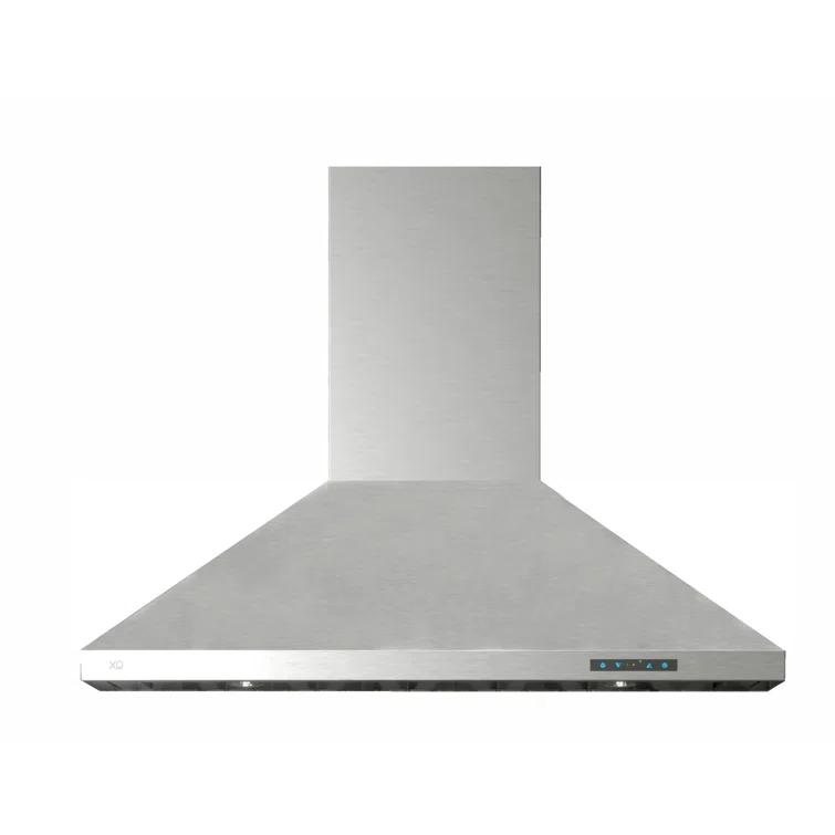 XO Appliance 36" Stainless Steel 1000 CFM Convertible Wall Range Hood with Mesh Filter
