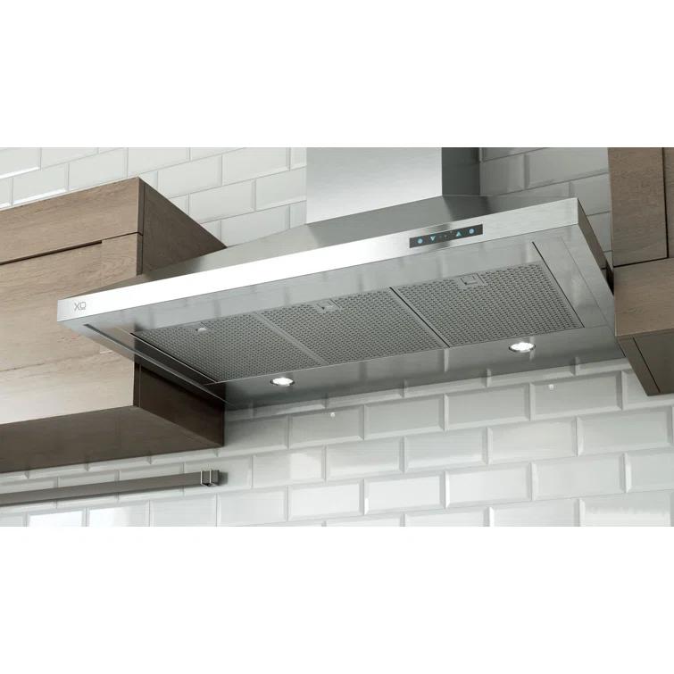 XO Appliance 36" Stainless Steel 1000 CFM Convertible Wall Range Hood with Mesh Filter