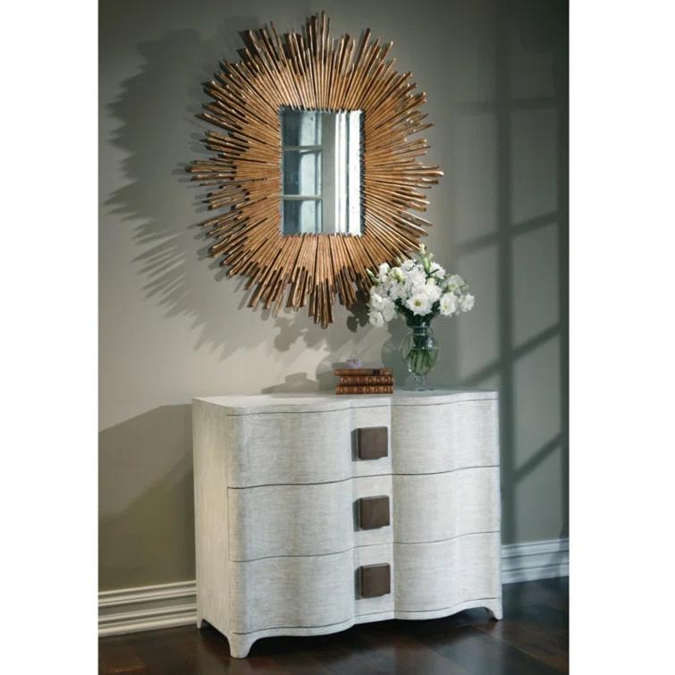 Global Views Soleil Mirror-Gold Leaf