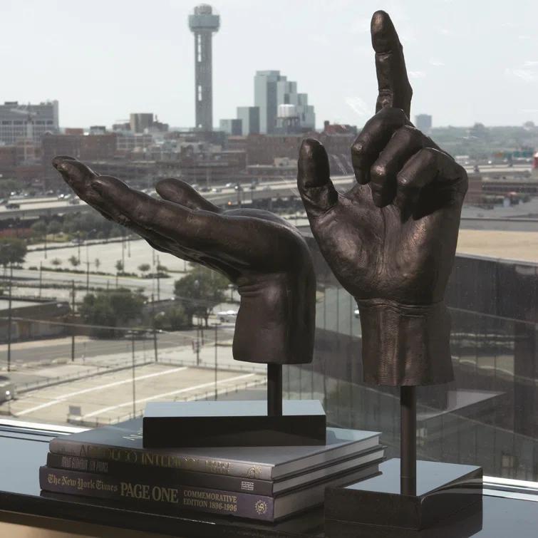 Global Views Hand Sculpture-Upward Hand