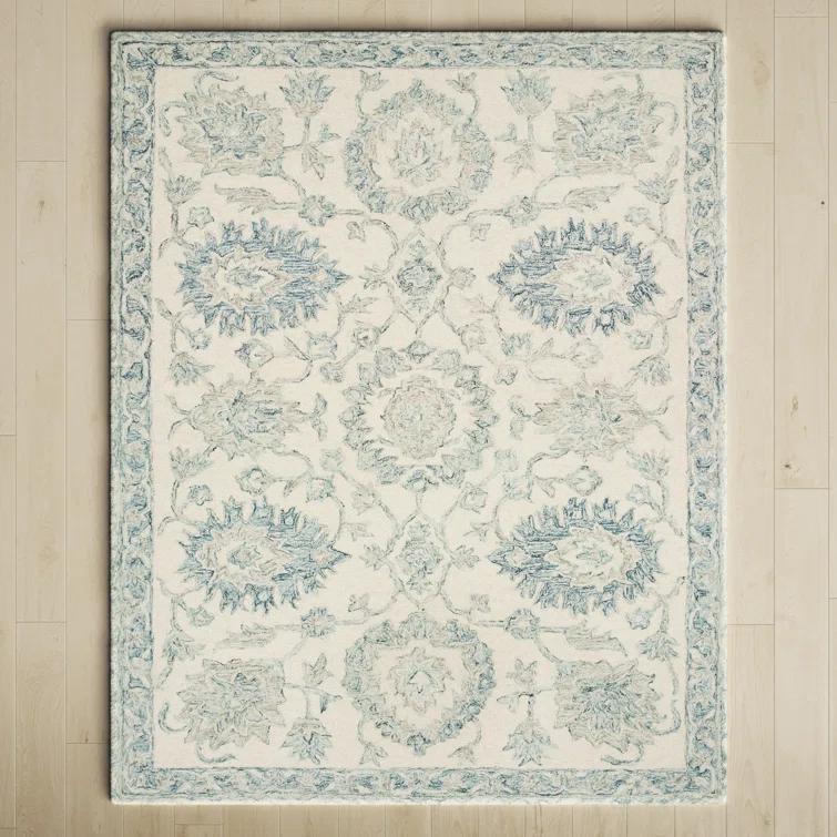 Aden Oriental Hand-Hooked Wool Area Rug