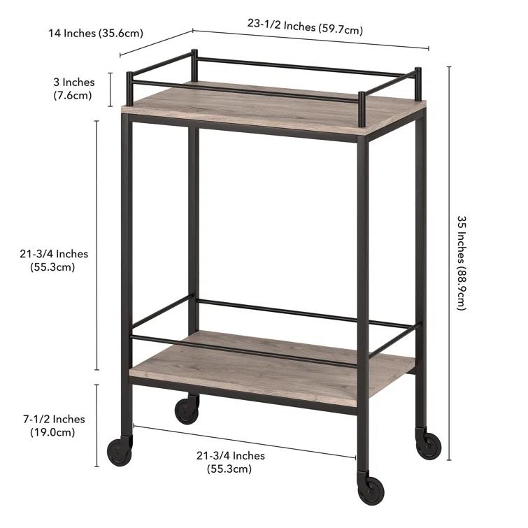 Barnes Metal Bar Cart