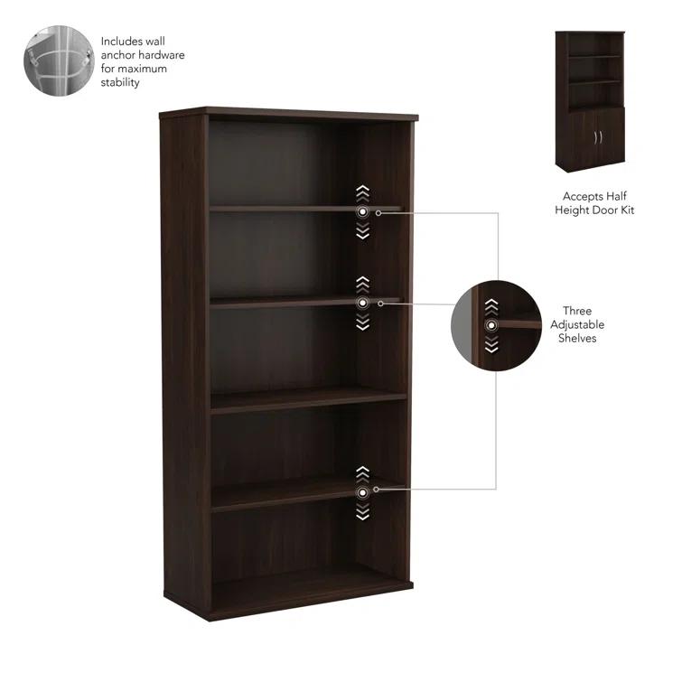 Studio C 73" H x 36" W Bookcase