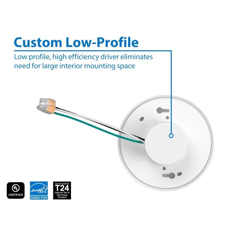 DLFv3 Round 5'' Dimmable LED Canless Recessed Lighting Kit