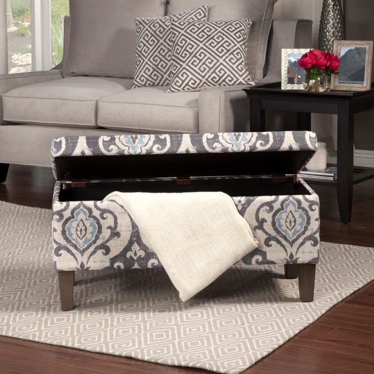 Chantrell 36" Wide Large Decorative Storage Bench