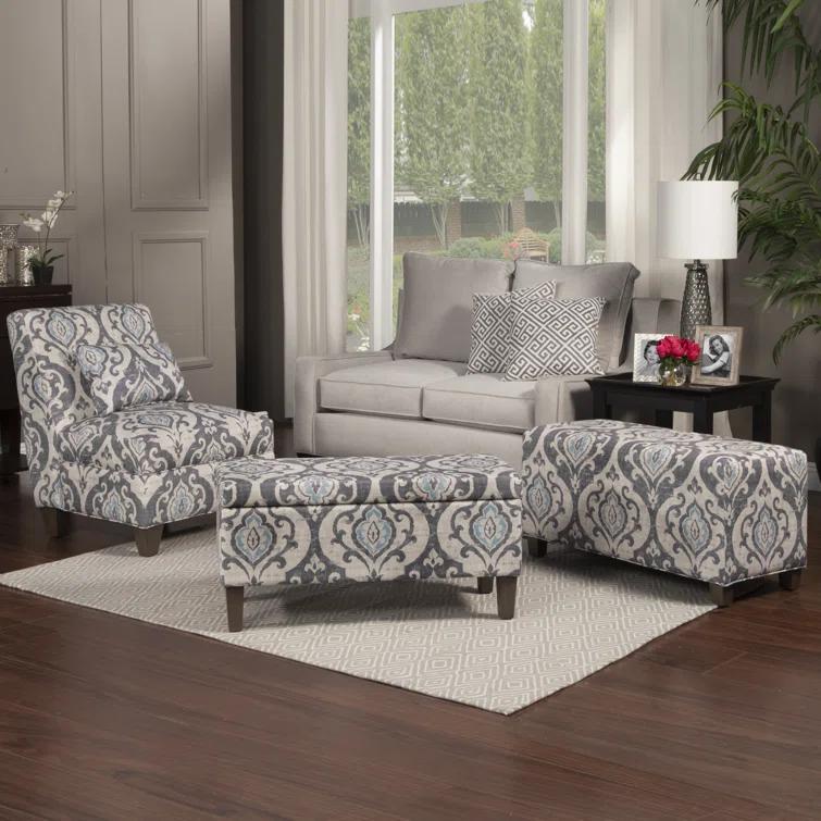 Chantrell 36" Wide Large Decorative Storage Bench