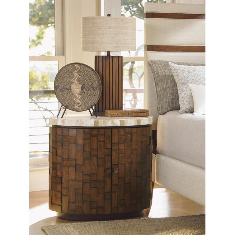 Tommy Bahama Home Island Fusion Kendari Round Accent Table