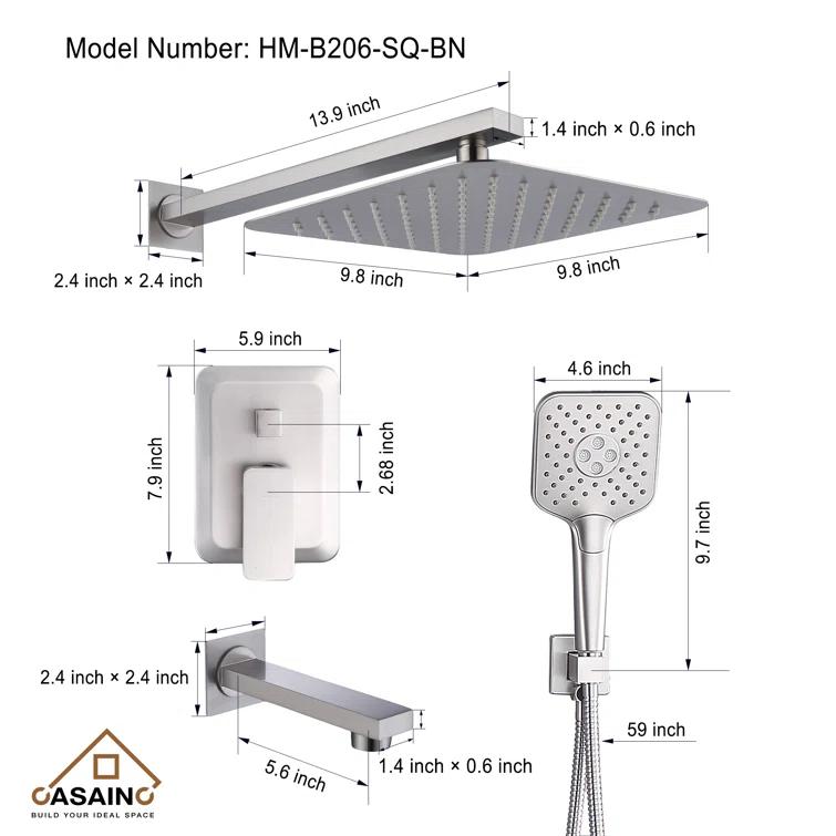 All-In-One Kit with Rough in-Valve