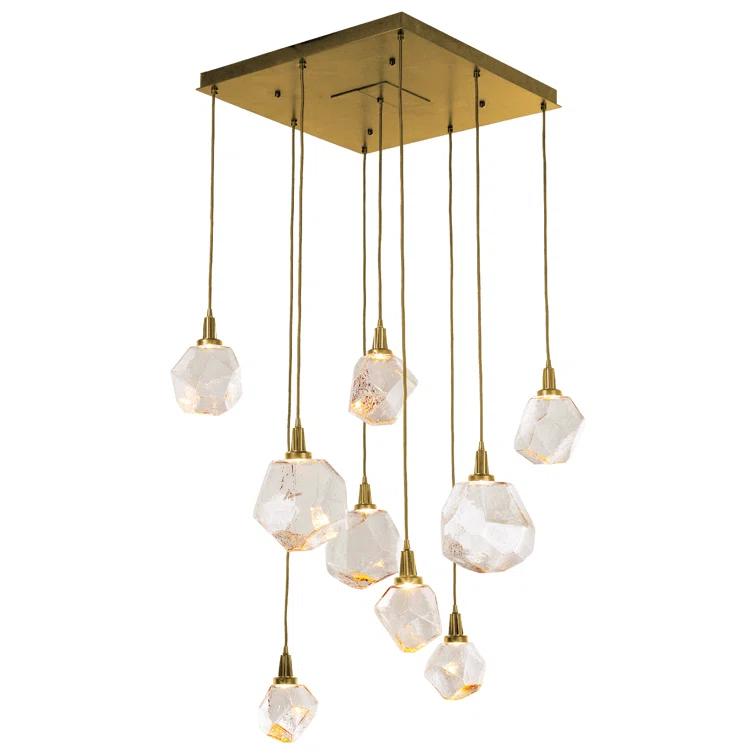 Gem 9 - Light LED Cluster Pendant
