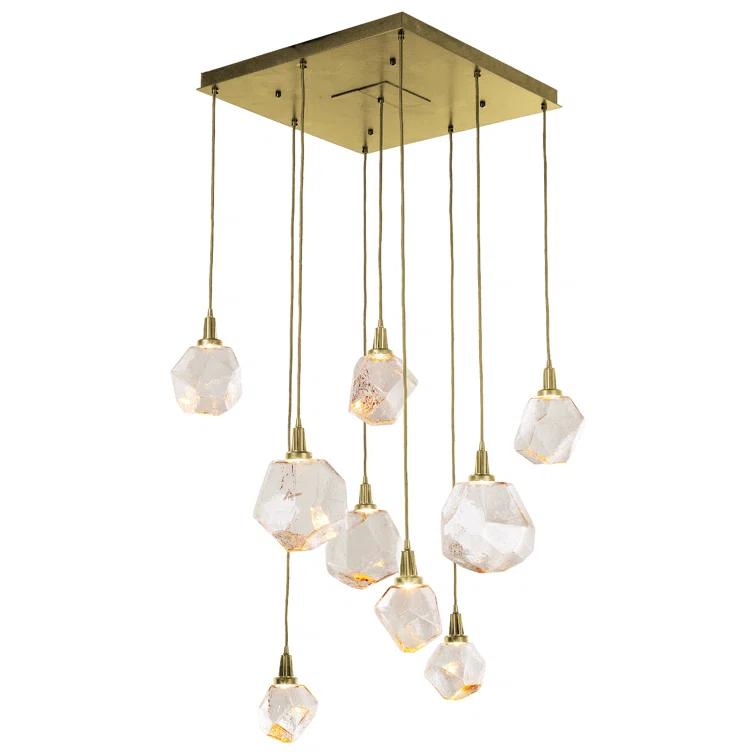 Gem 9 - Light LED Cluster Pendant