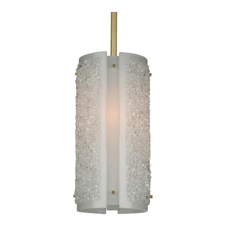 Textured Glass 1 - Light Single Pendant