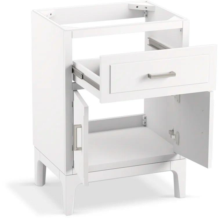 Seer 24" Freestanding Single Bathroom Vanity Cabinet with Sink and Quartz Top