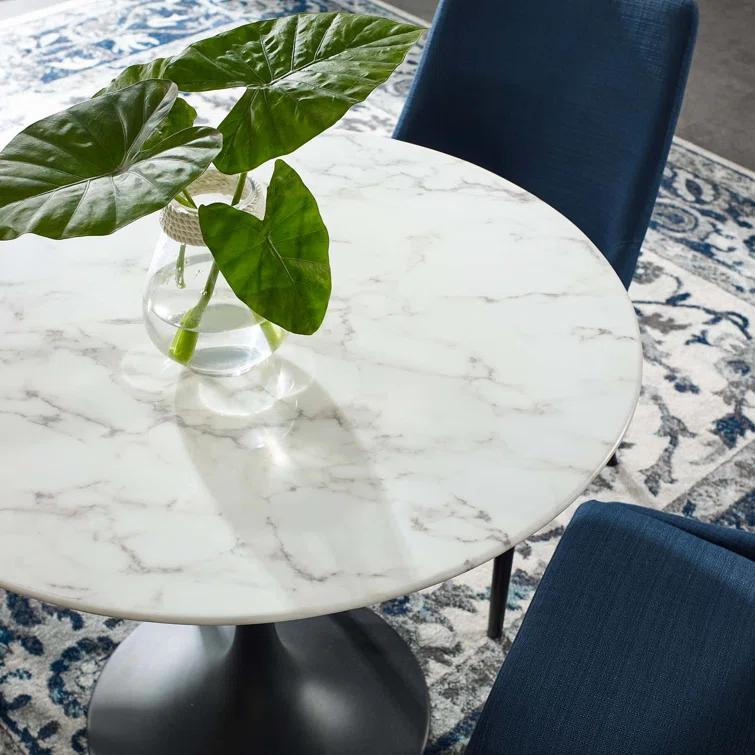 Modway Lippa Round Artificial Marble Dining Table by Modway