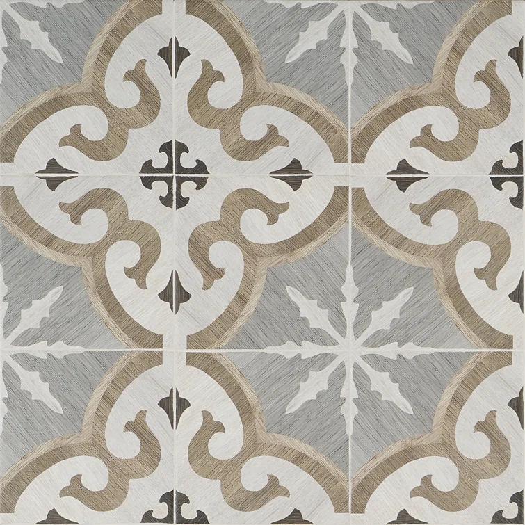 Beverly 8" x 8" Porcelain Patterned Wall & Floor Tile (12.91 sq. ft./ Case)