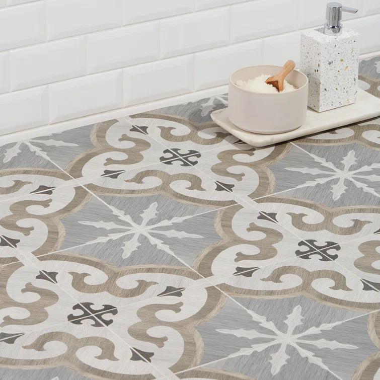Beverly 8" x 8" Porcelain Patterned Wall & Floor Tile (12.91 sq. ft./ Case)