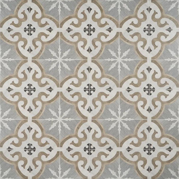 Beverly 8" x 8" Porcelain Patterned Wall & Floor Tile (12.91 sq. ft./ Case)