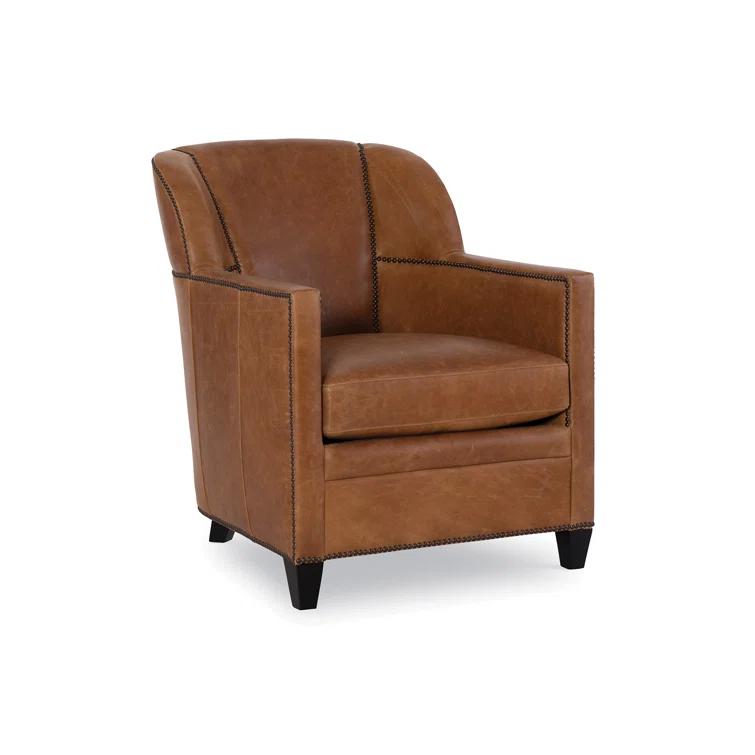 Maitland-Smith Bronson Leather Armchair