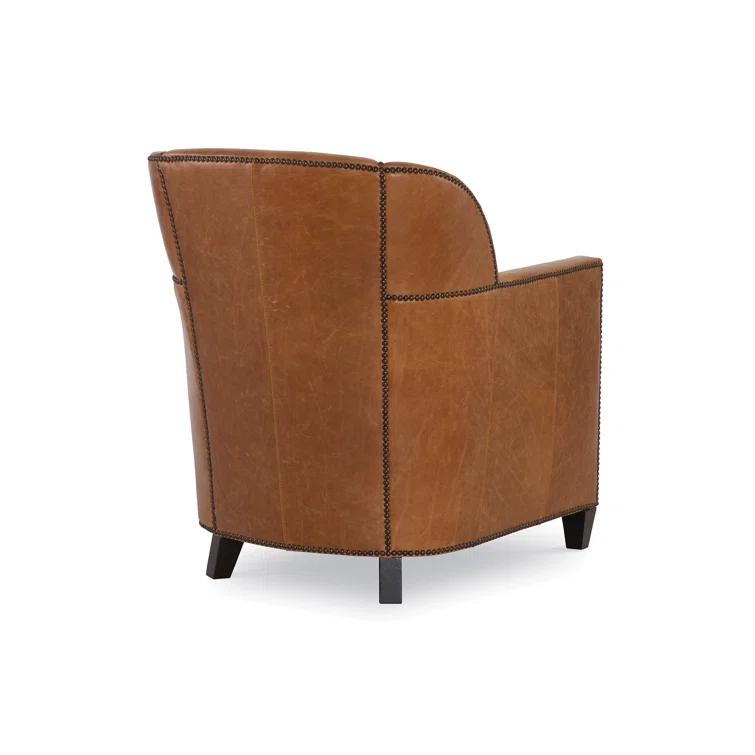 Maitland-Smith Bronson Leather Armchair