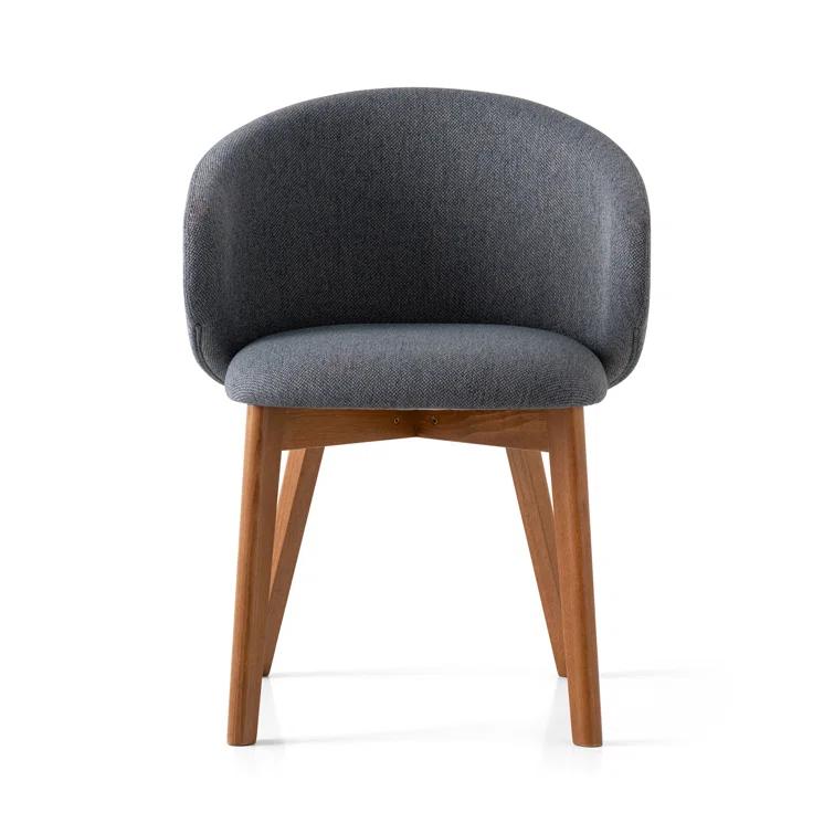 Tuka Upholstered Armchair with Wooden Frame