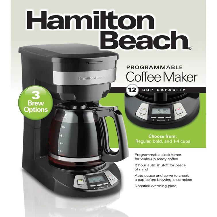 Hamilton Beach® Programmable Coffee Maker 12 Cup Capacity