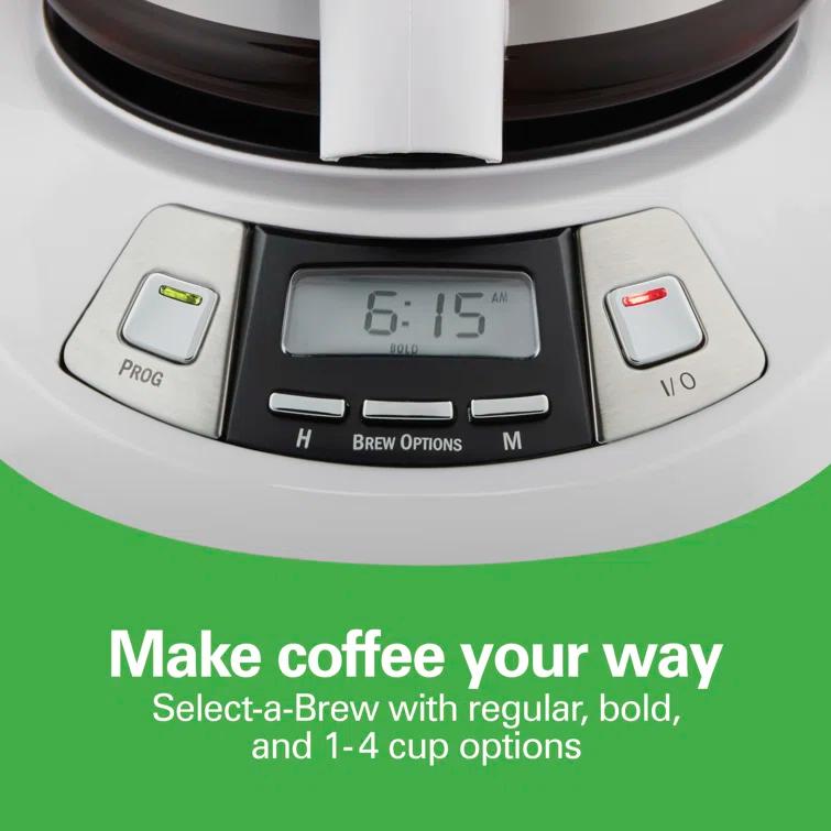 Hamilton Beach® Programmable Coffee Maker 12 Cup Capacity