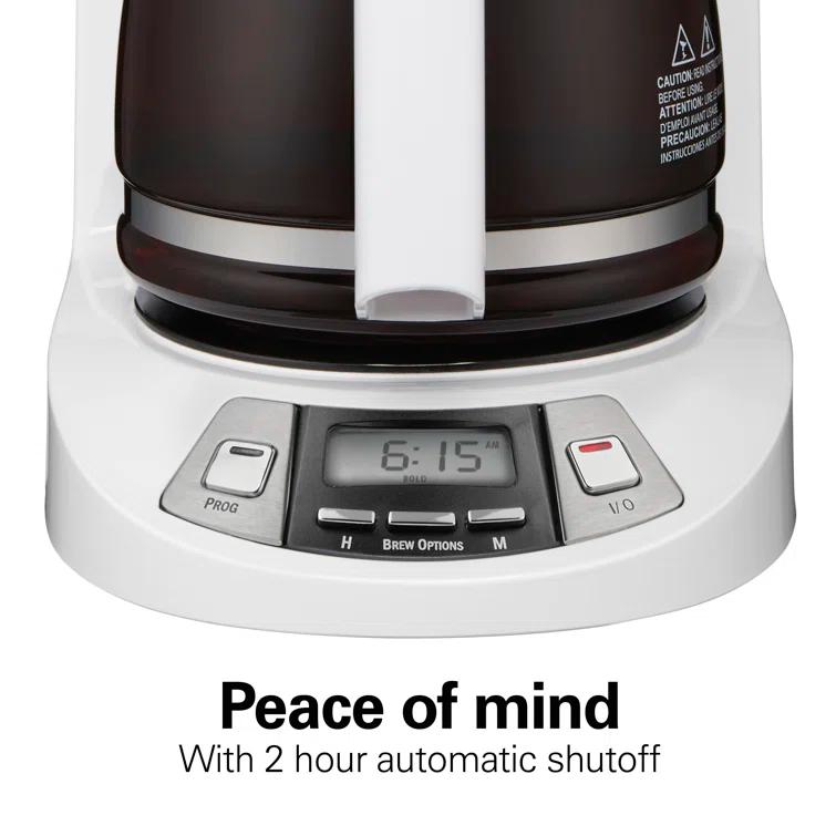 Hamilton Beach® Programmable Coffee Maker 12 Cup Capacity