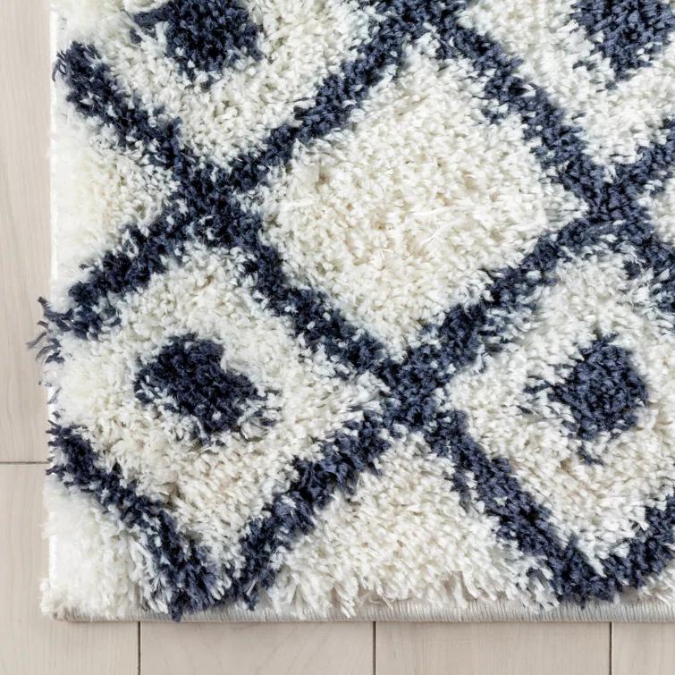 Mareco Moroccan Blue Area Rug