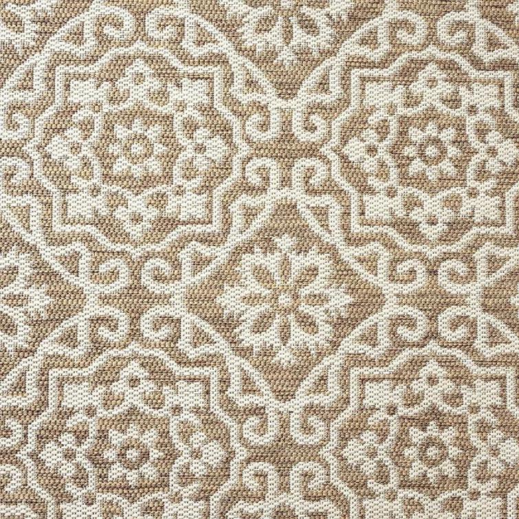 Nicole Miller New York Patio Country Danica Geometric Indoor/Outdoor Area Rug, Brown/Beige
