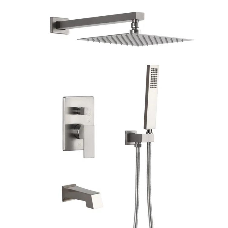 Calder Complete Shower System with Rough in-Valve
