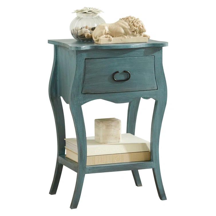 Butler Specialty Company Rochelle 1 Drawer Wood Nightstand - Blue