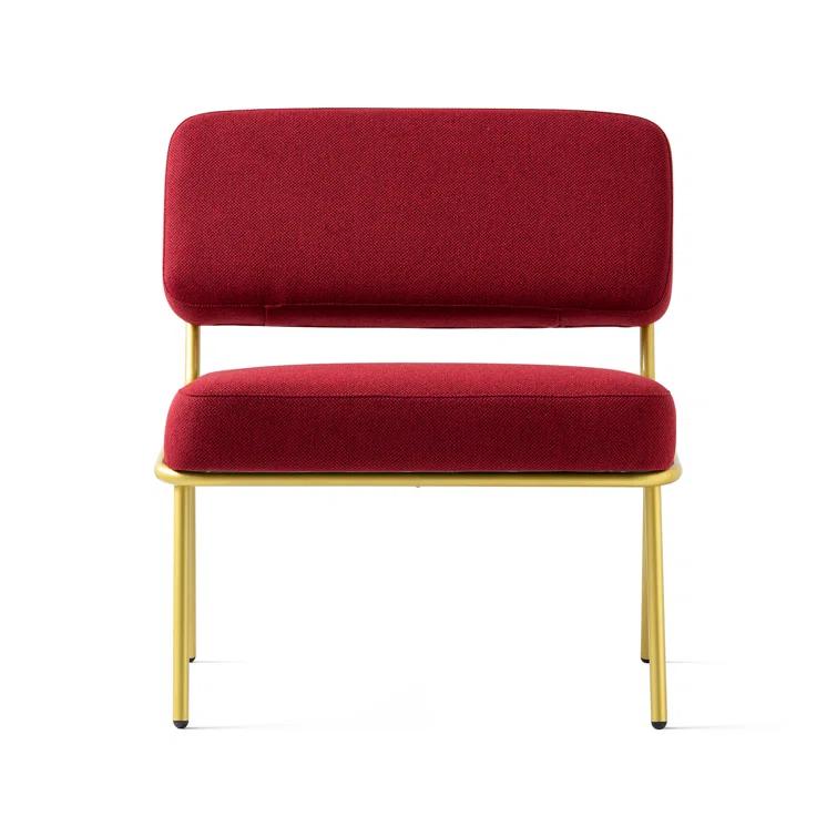 Sixty Upholstered Lounge Chair with Metal Frame