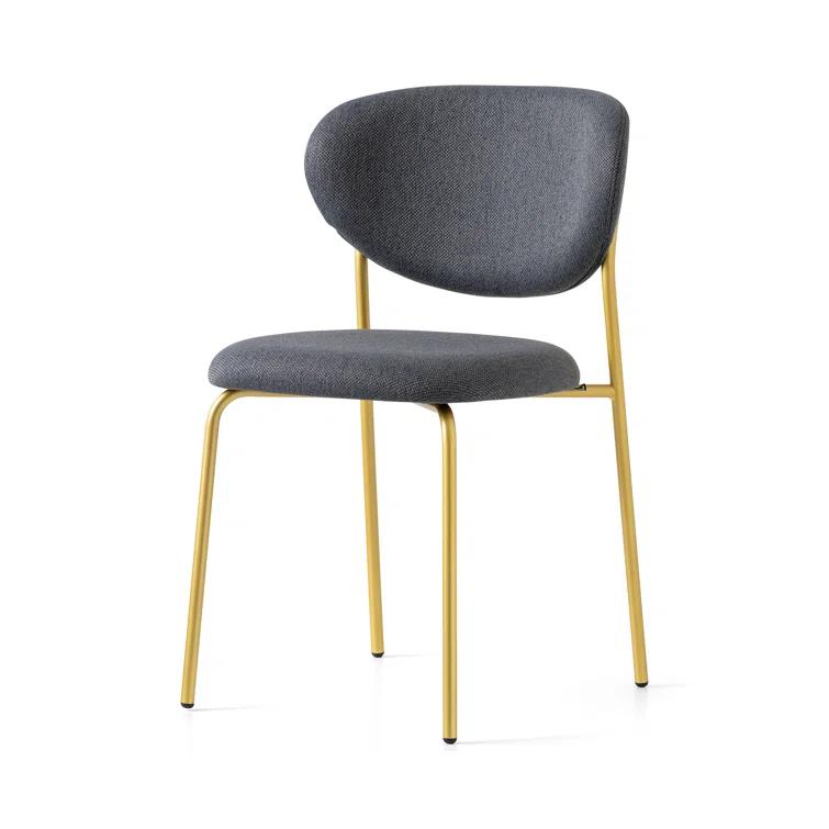 Cozy Upholstered Chair with Metal Frame