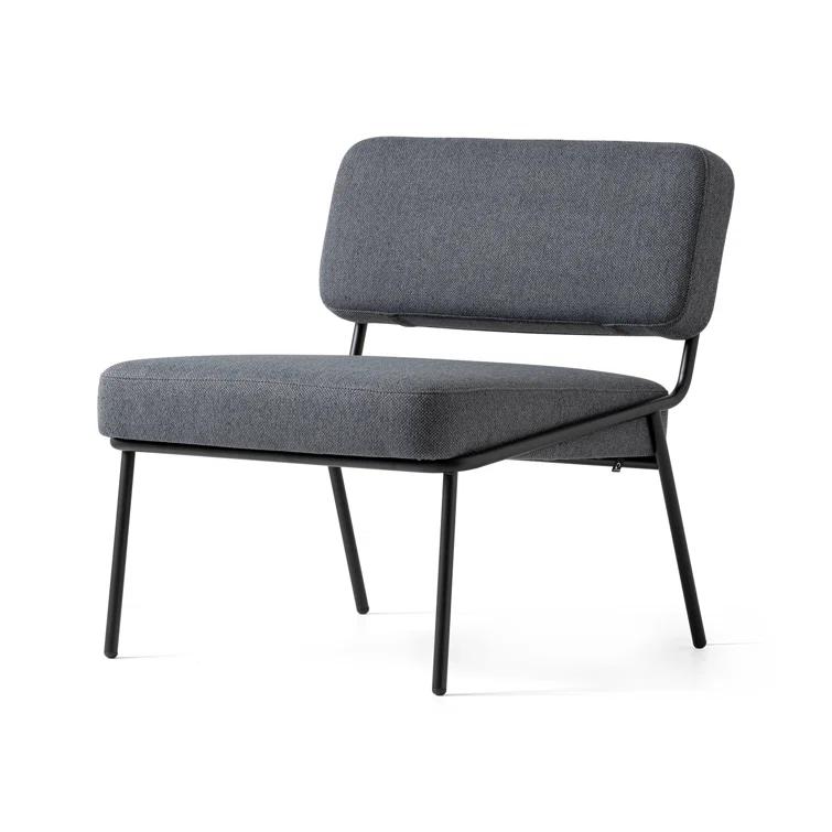 Sixty Upholstered Lounge Chair with Metal Frame