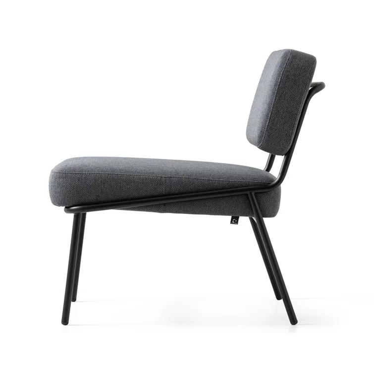 Sixty Upholstered Lounge Chair with Metal Frame