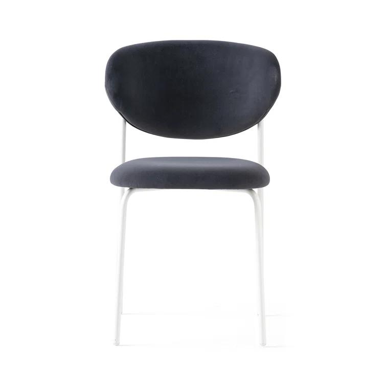 Cozy Upholstered Chair with Metal Frame