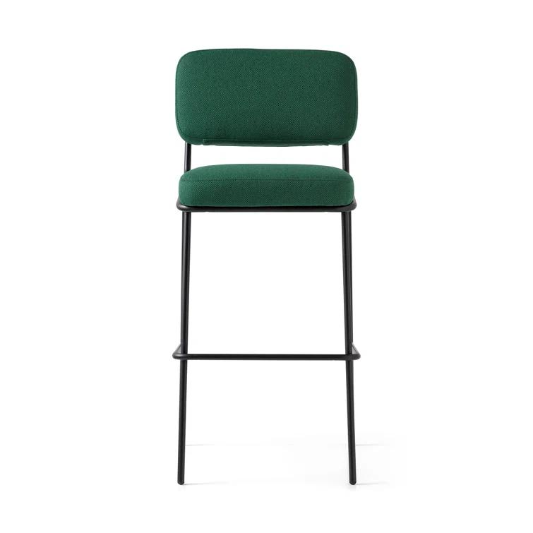 Sixty Upholstered Counter Stool with Metal Frame