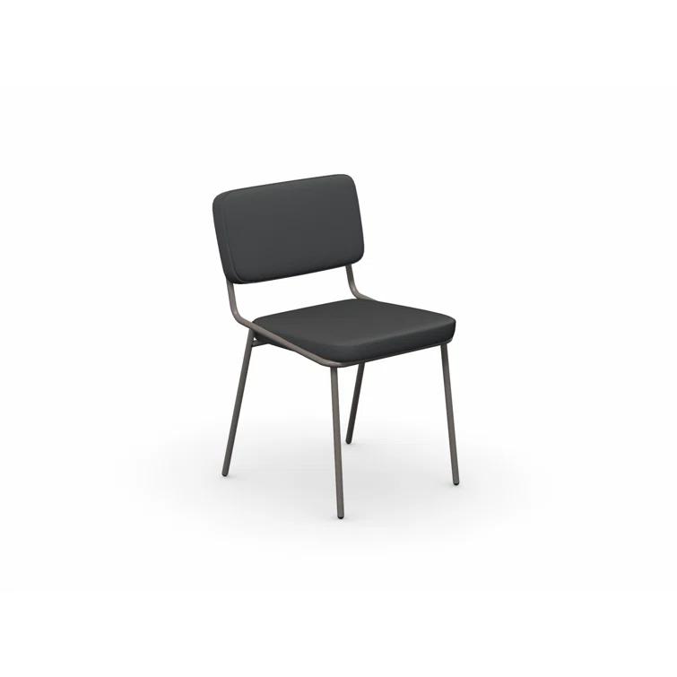 Sixty Upholstered Dining Chair with Metal Frame