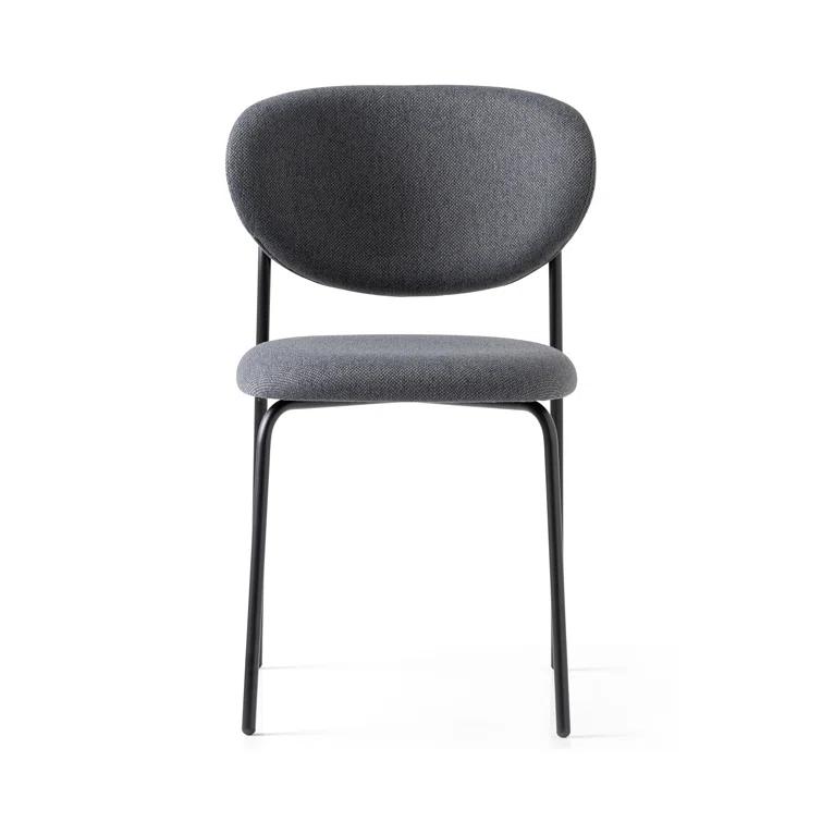 Cozy Upholstered Chair with Metal Frame