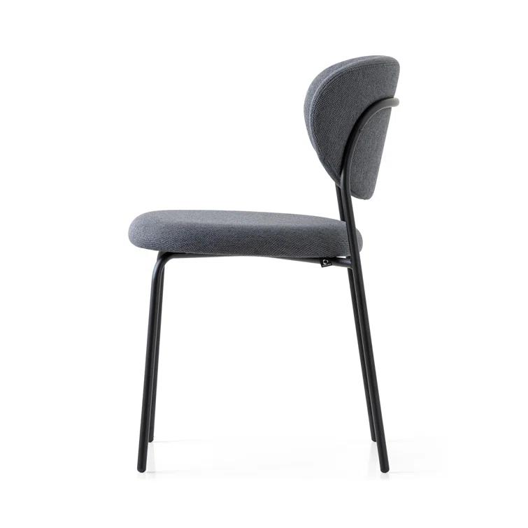 Cozy Upholstered Chair with Metal Frame