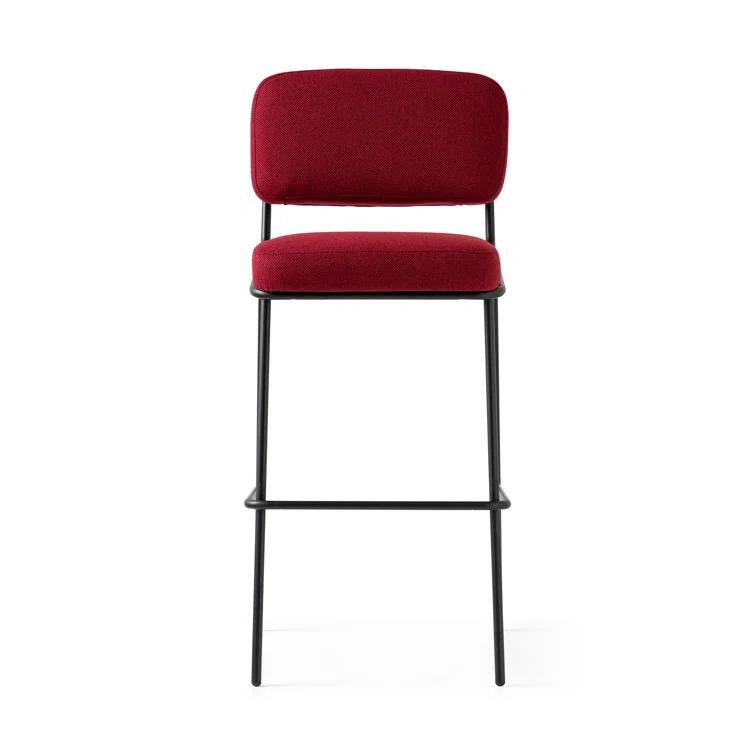 Sixty Upholstered Counter Stool with Metal Frame