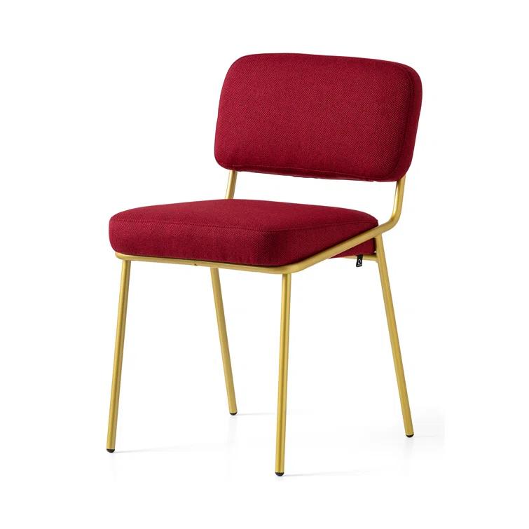 Sixty Upholstered Dining Chair with Metal Frame