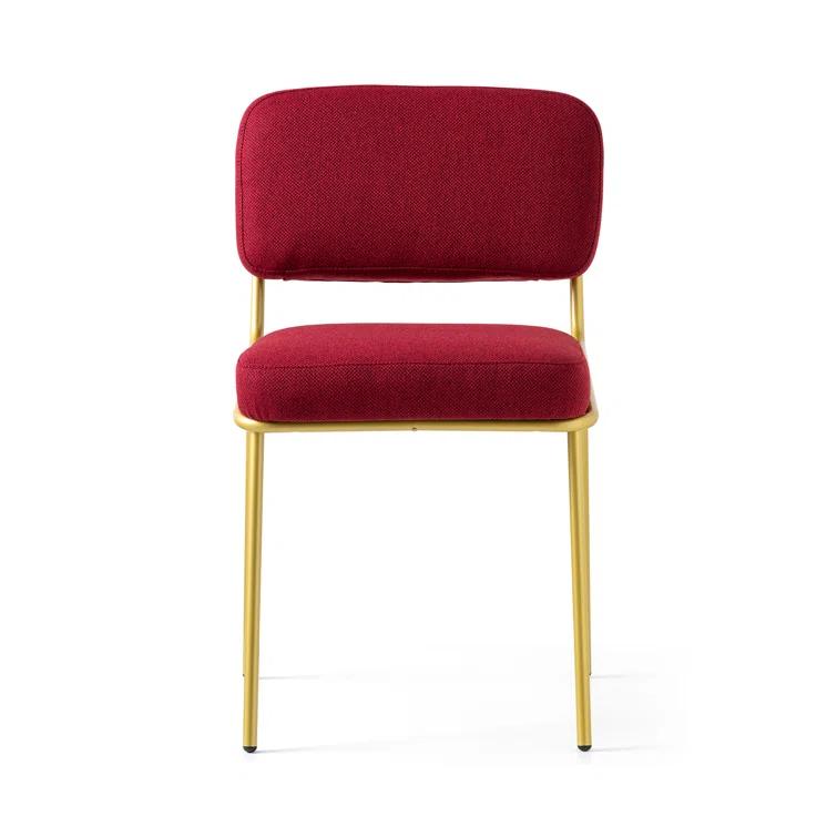 Sixty Upholstered Dining Chair with Metal Frame