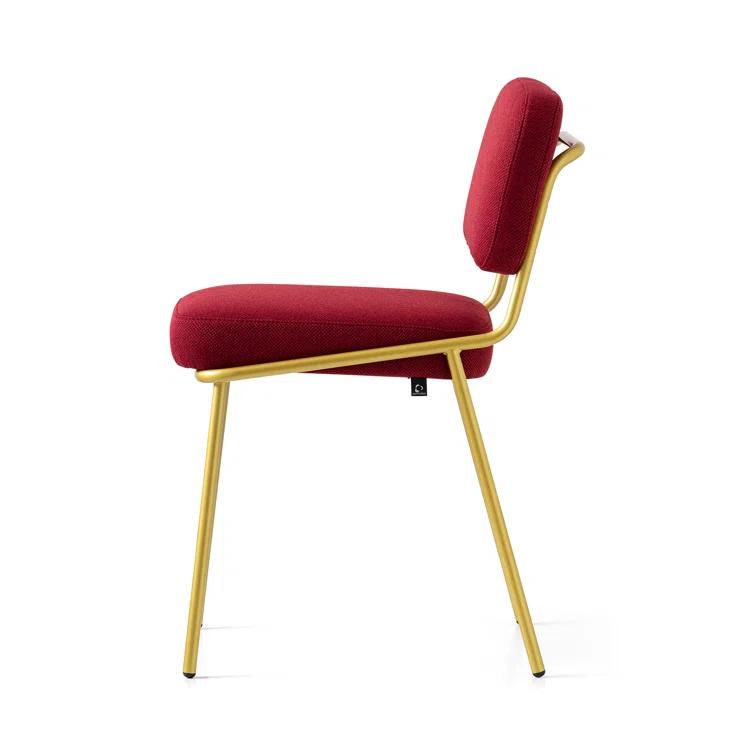 Sixty Upholstered Dining Chair with Metal Frame