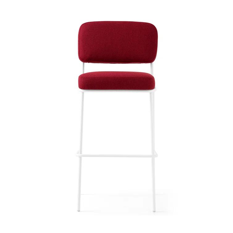 Sixty Upholstered Counter Stool with Metal Frame