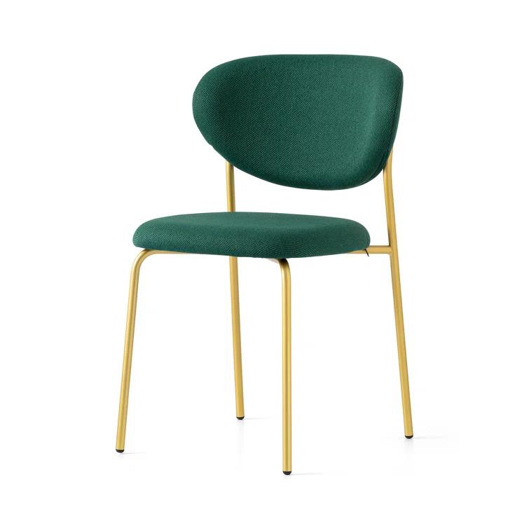 Cozy Upholstered Chair with Metal Frame