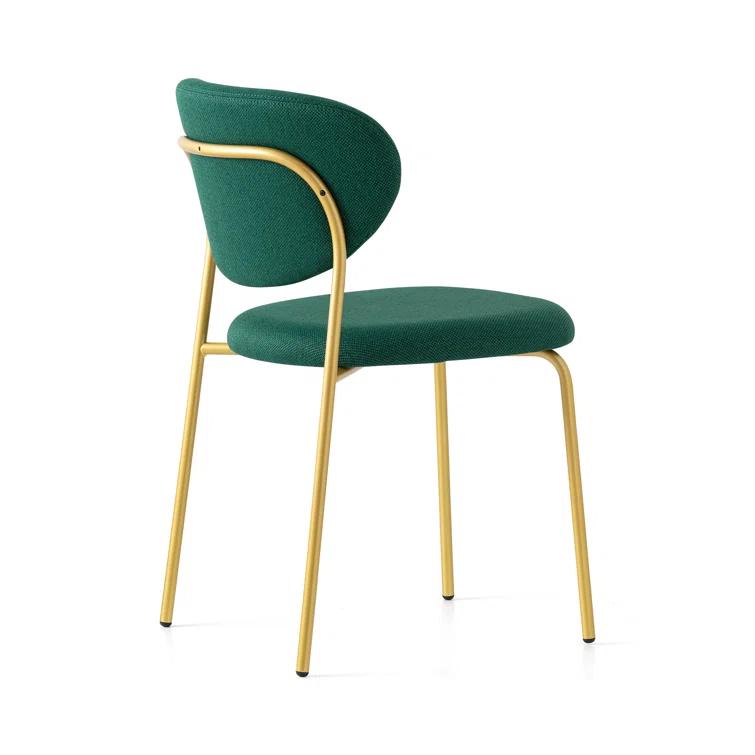Cozy Upholstered Chair with Metal Frame