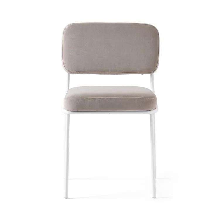 Sixty Upholstered Dining Chair with Metal Frame