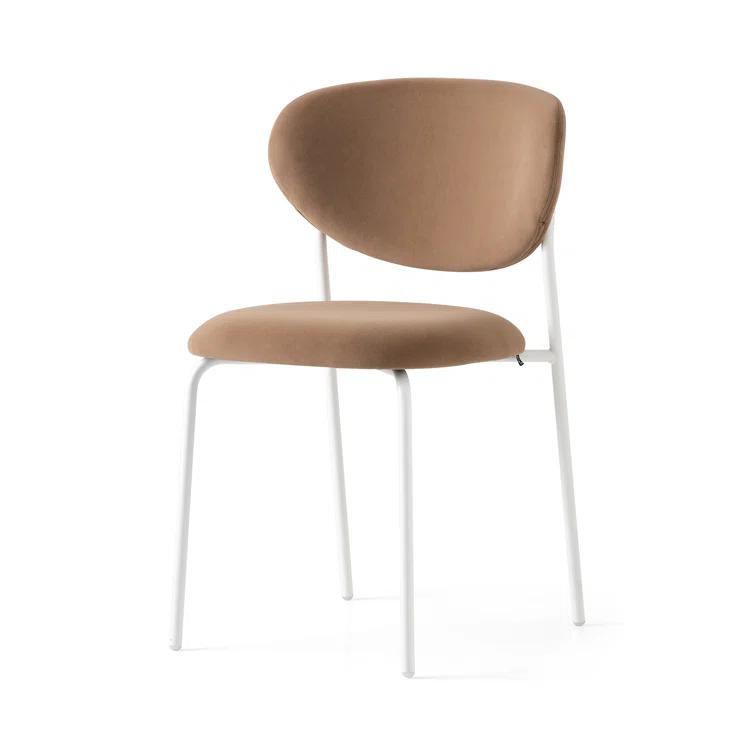 Cozy Upholstered Chair with Metal Frame