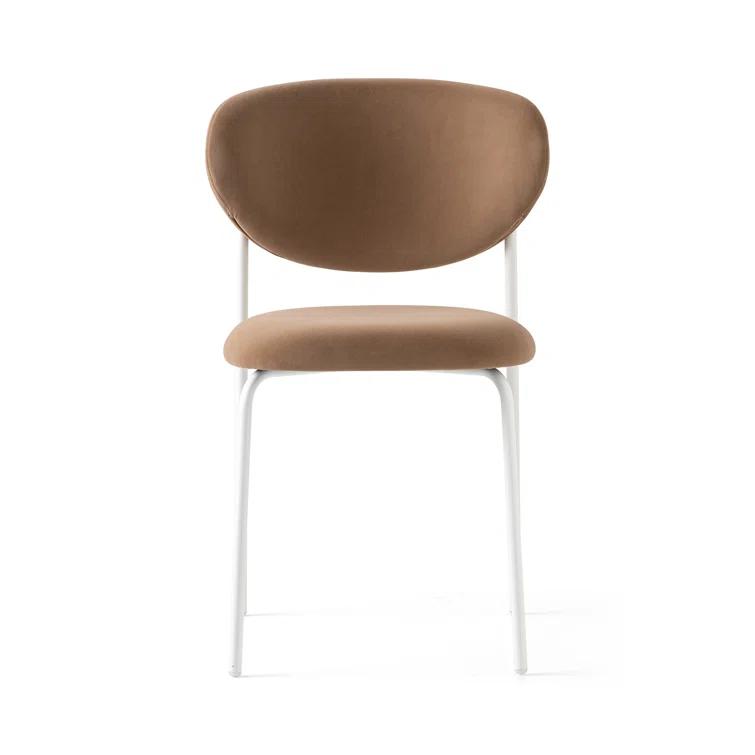 Cozy Upholstered Chair with Metal Frame
