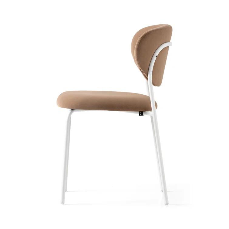 Cozy Upholstered Chair with Metal Frame